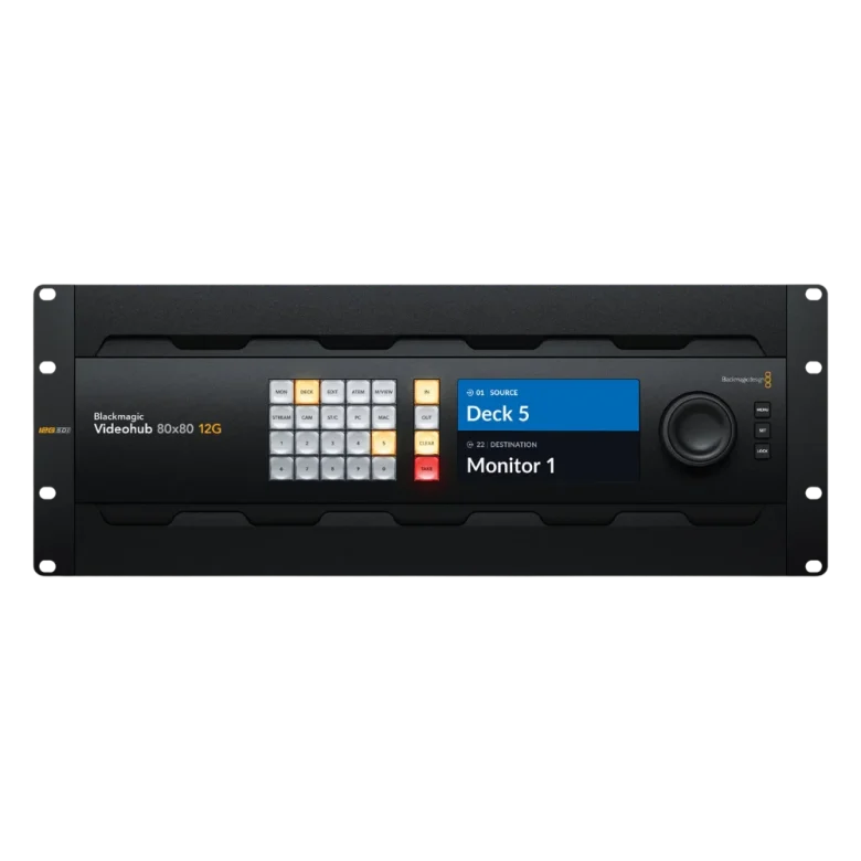 blackmagic design videohub 80x80 12g