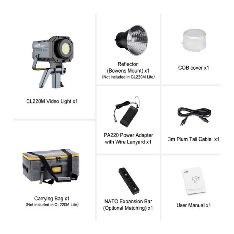 colbor cl220m cob led video light