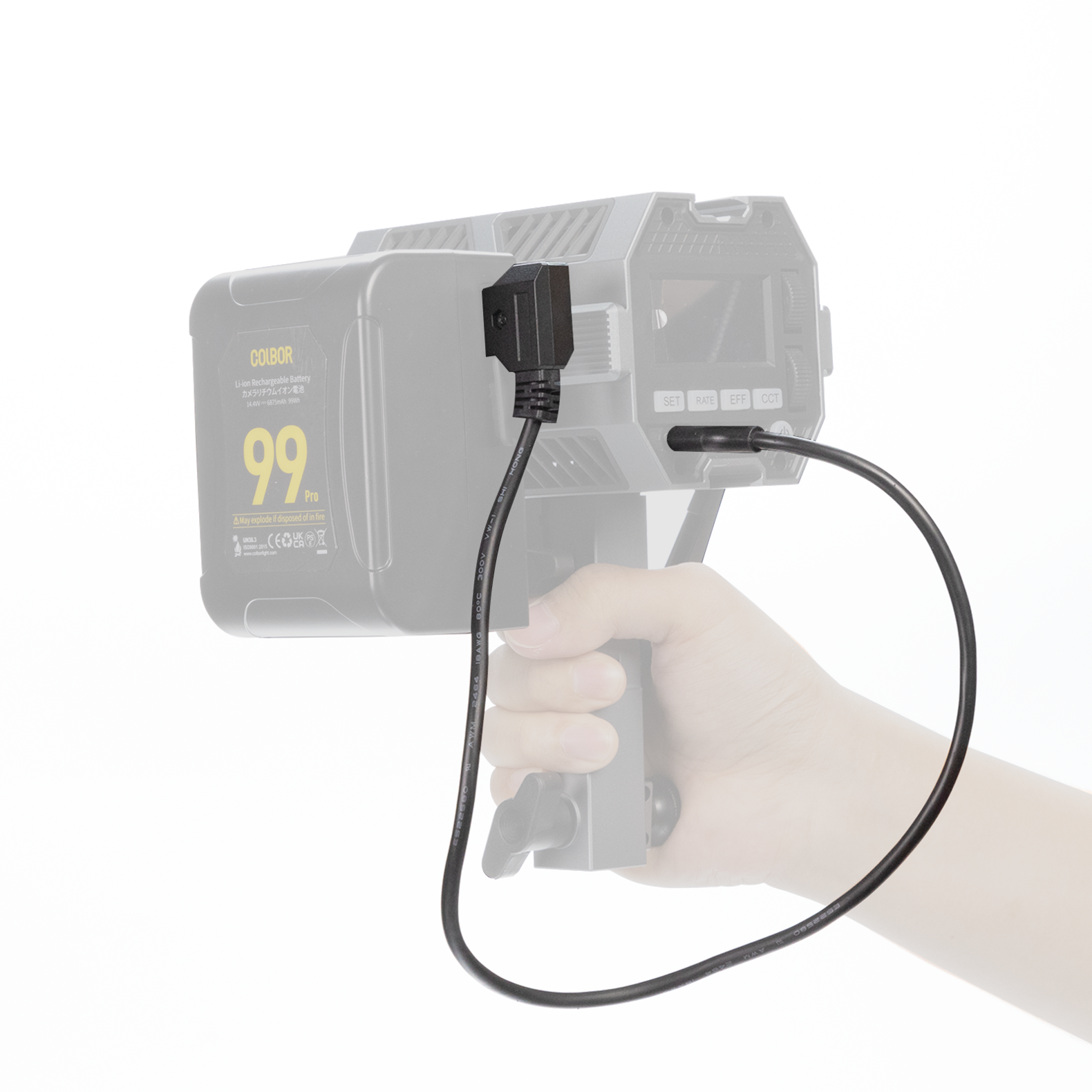 COLBOR D-Tap to USB-C V-Mount Battery Cable (19.7")