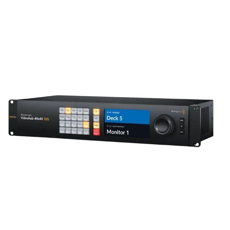 blackmagic design videohub 40x40 12g