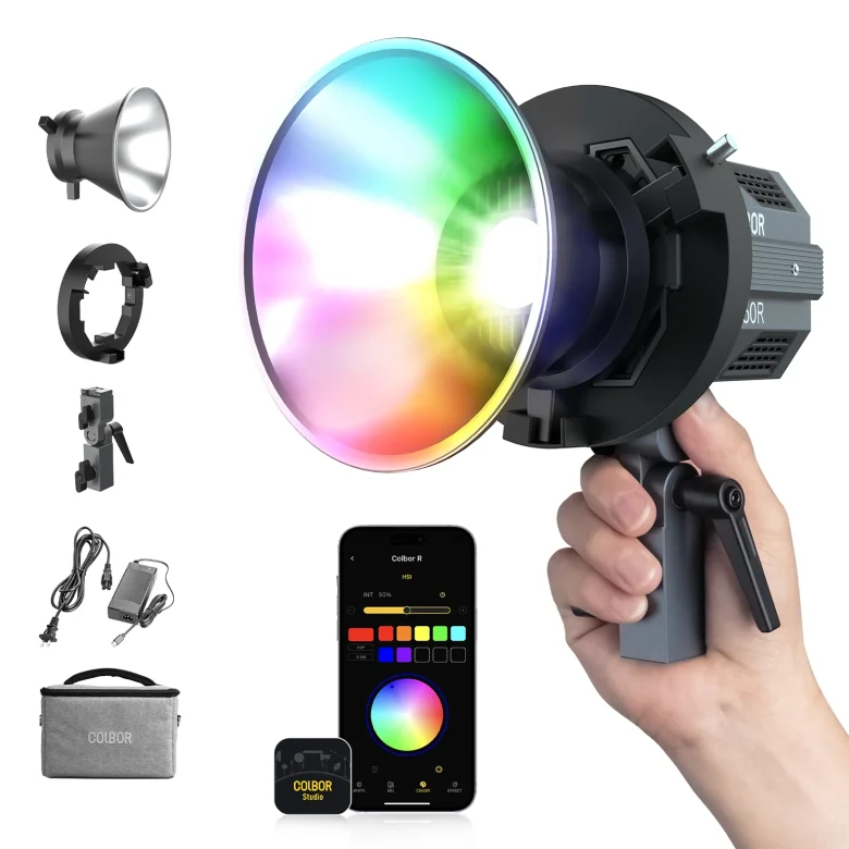 colbor cl60r rgb led light 21