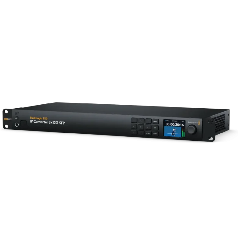blackmagic design 2110 ip converter 8x12g sfp