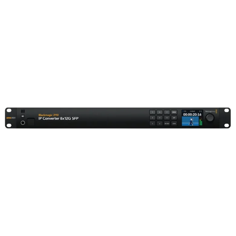 blackmagic design 2110 ip converter 8x12g sfp