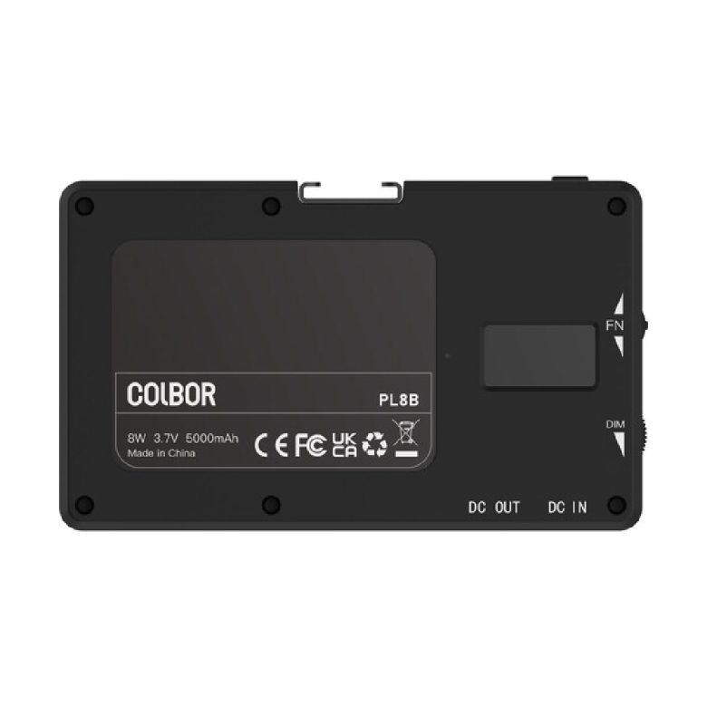 colbor pl8b bi color pocket video light