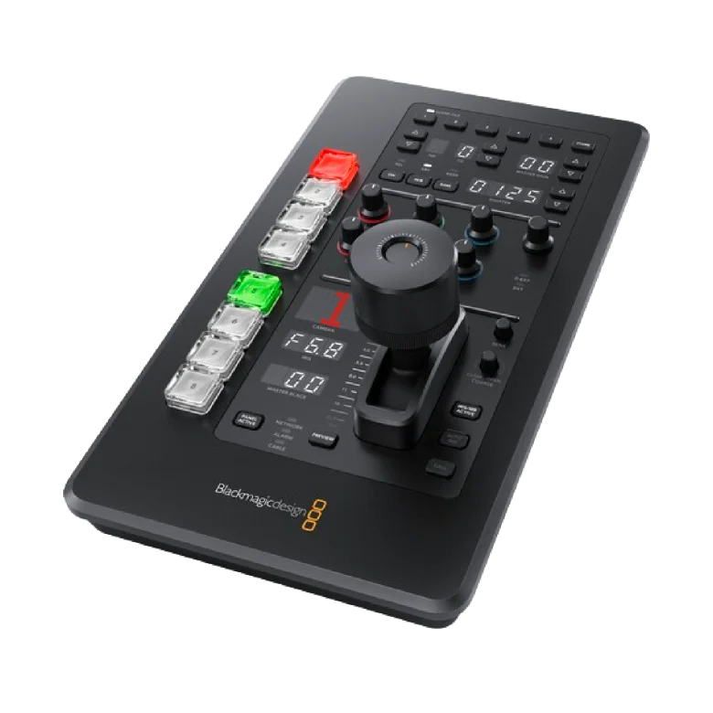 blackmagic design atem micro camera panel