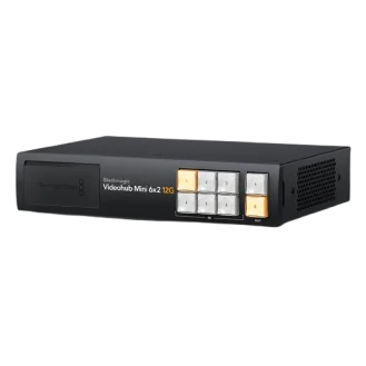 blackmagic videohub mini 6x2 12g