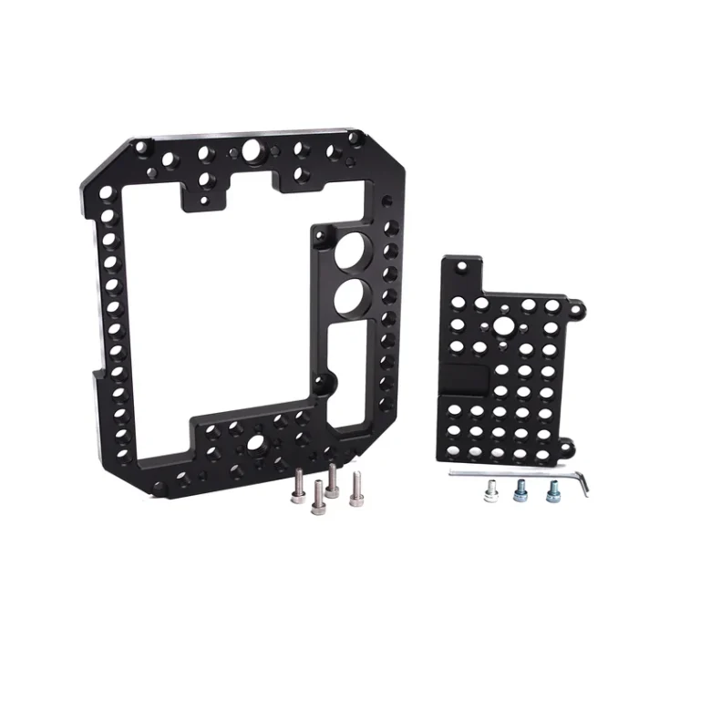 xlcs designs backplate for blackmagic pyxis 6k cages