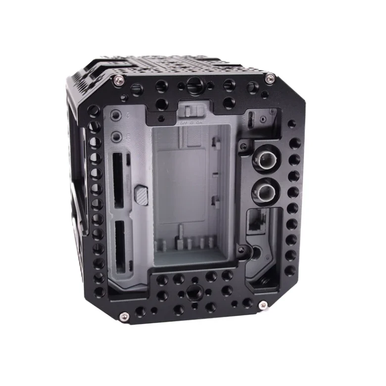 xlcs designs backplate for blackmagic pyxis 6k cages