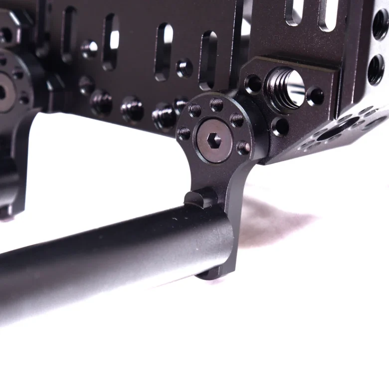 xlcs designs 15mm rod dog bone extender for blackmagic pyxis 6k cages (copy)