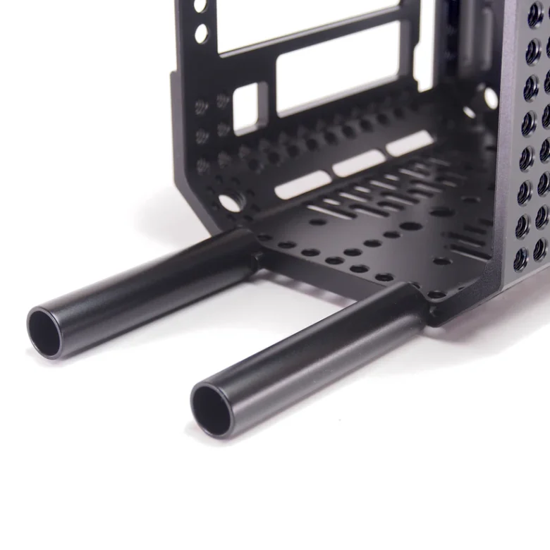xlcs designs 15mm rods for blackmagic pyxis 6k cages