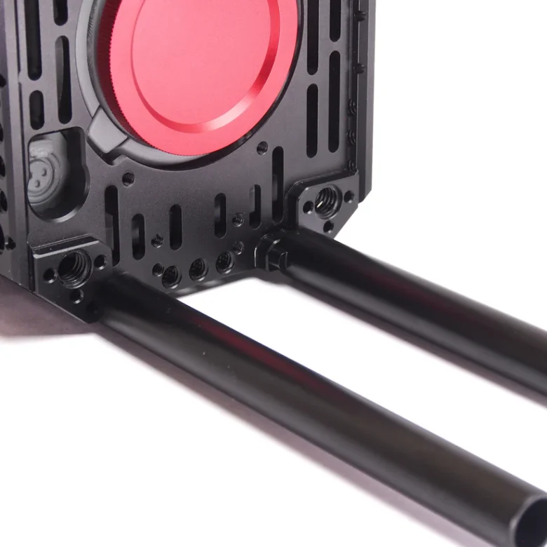 xlcs designs 15mm rods for blackmagic pyxis 6k cages