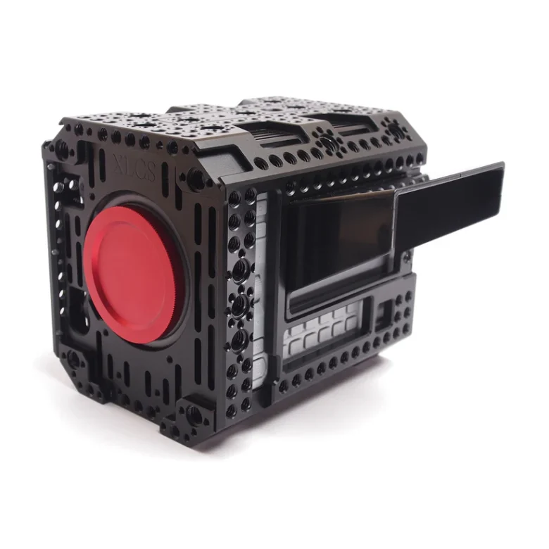 xlcs designs lcd inserts for blackmagic pyxis 6k cages