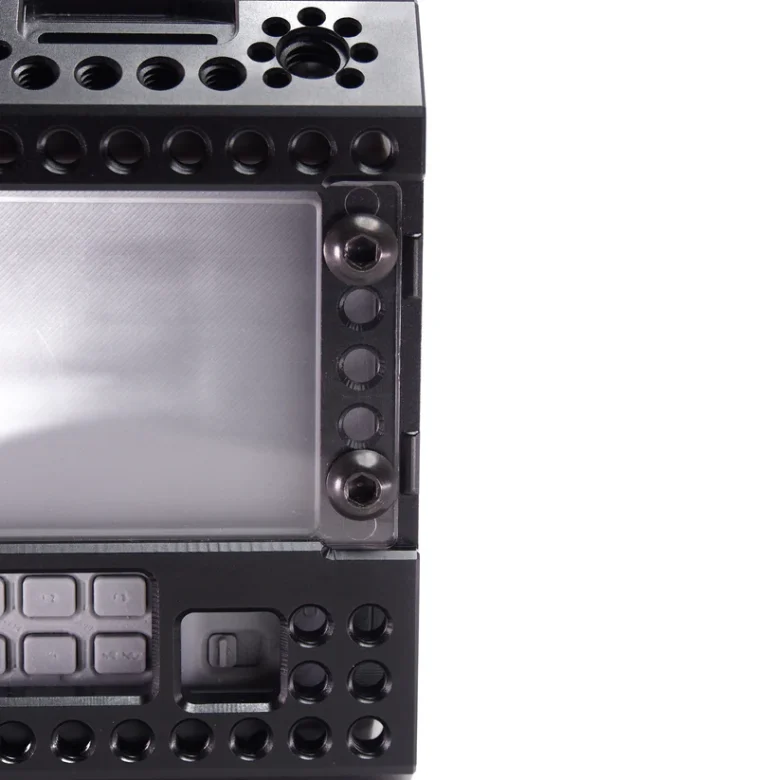xlcs designs lcd inserts for blackmagic pyxis 6k cages