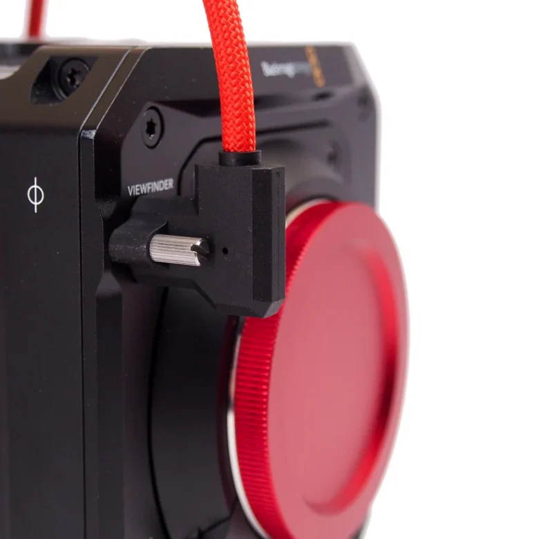 xlcs designs locking evf and monitor usb c cable for blackmagic pyxis 6k