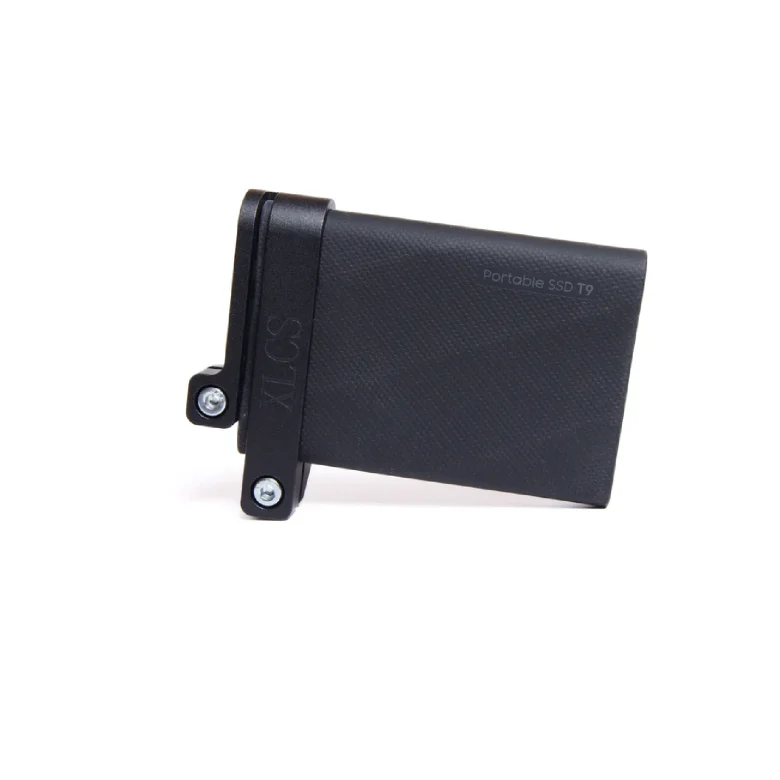 xlcs designs ssd holder (t9 / t7) for blackmagic pyxis 6k