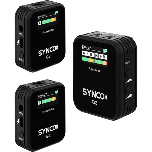 synco g2 2.4g wireless microphones (g2a1/g2a2)