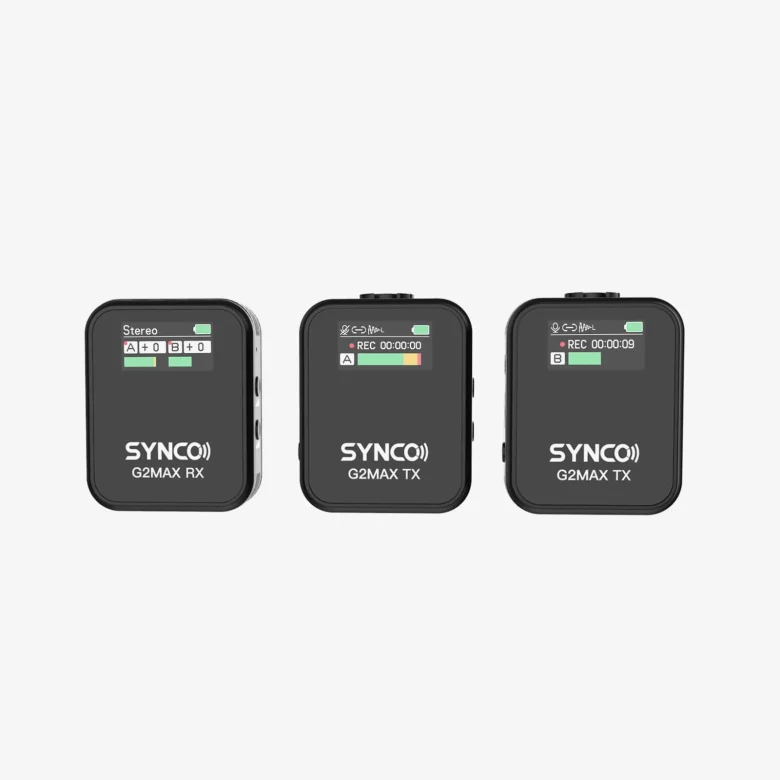 synco g2 max wireless microphones (g2a1max/g2a2max)