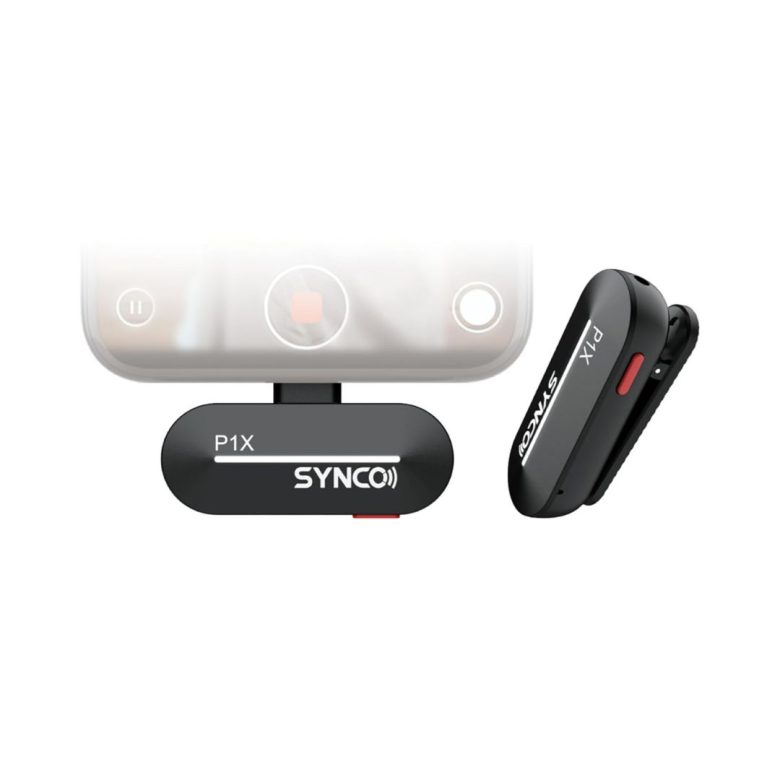synco p1x 2.4g wireless microphones (type c/lightning)