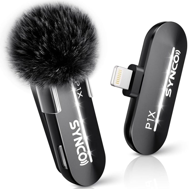 synco p1x 2.4g wireless microphones (type c/lightning)