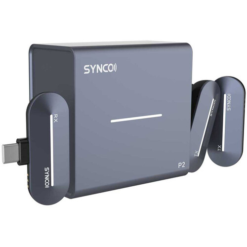 synco p2s 2.4g wireless microphones (type c/lightning)
