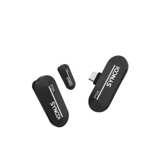 synco p2x 2.4g wireless microphones (type c/lightning)